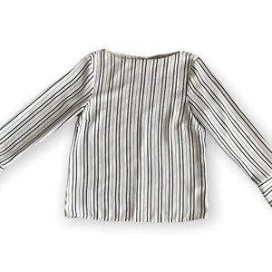 H&M White & Black Blouse